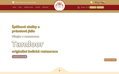 Indická restaurace Tandoor